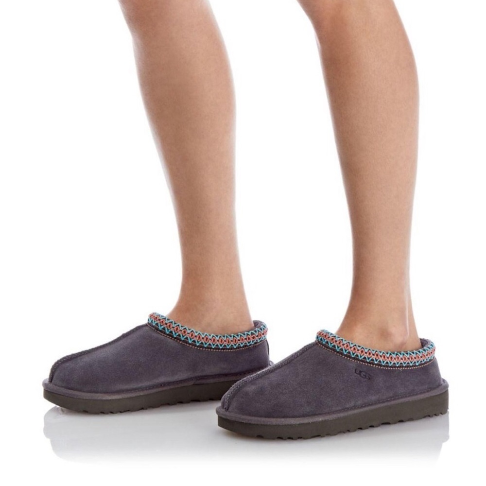 UGG Tasman Dark Gray Slippers Slides Women’s Size 10